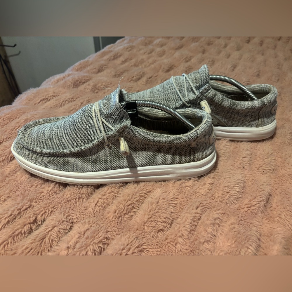 Hey Dude Gray Slip-On Loafers